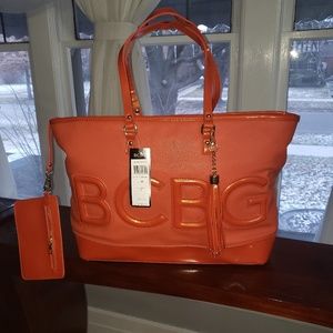 BCBG Orange Purse